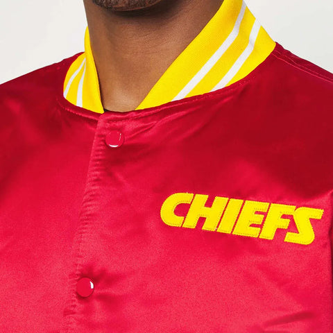 Kansas City Chiefs Training Red Satin Jacket