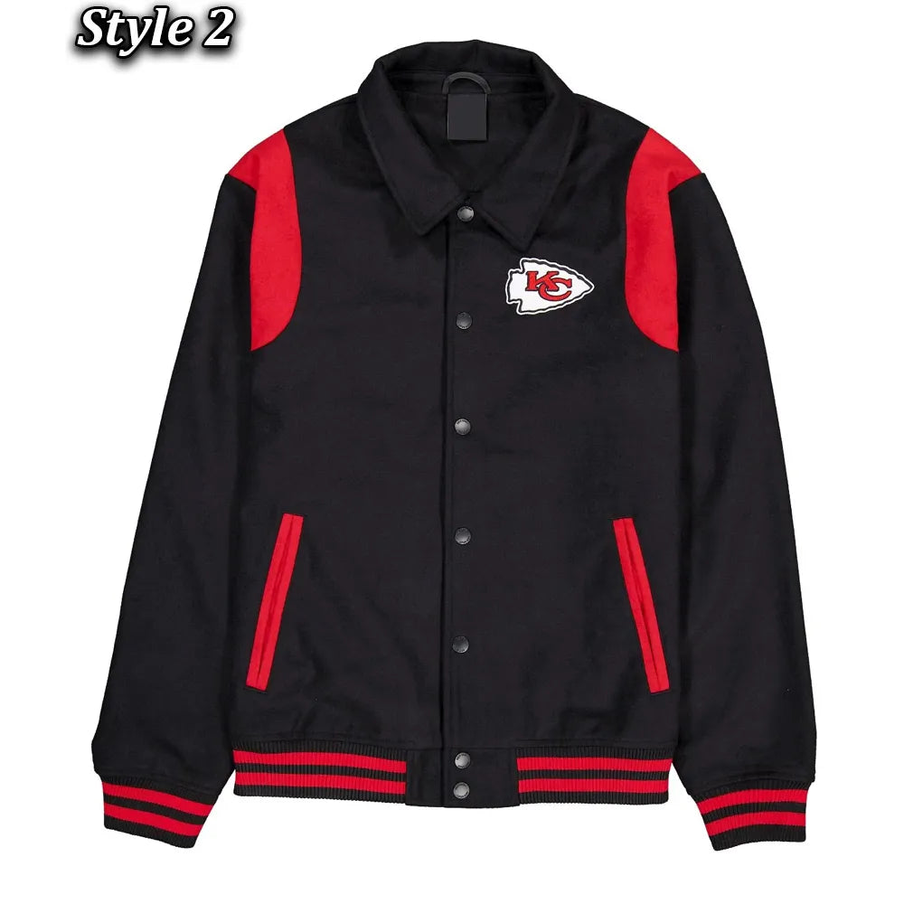 Kansas City Chiefs Sport Night Teddy Varsity Jacket - JnJ Jackets