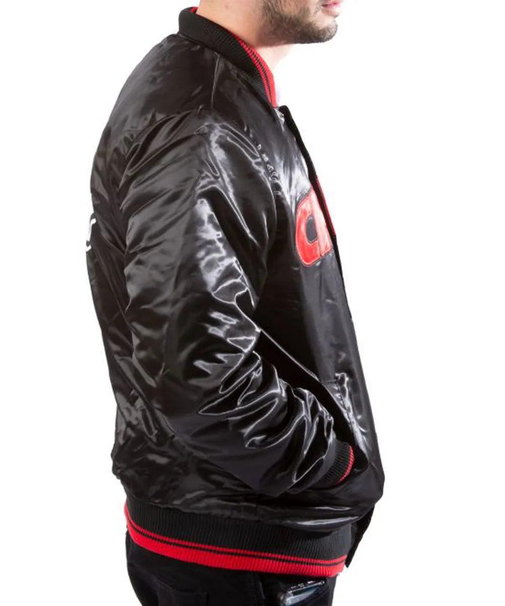 Kansas City Chiefs Black Satin Jacket - JnJ Jackets