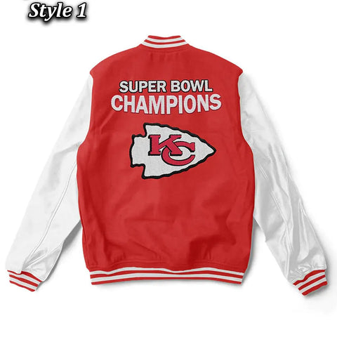 Kansas City Chiefs Super Bowl Champions Red/White Jacket