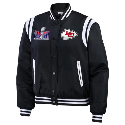 Super Bowl LVIII Champions Kansas City Chiefs Varsity Bomber Jacket - JnJ Jackets