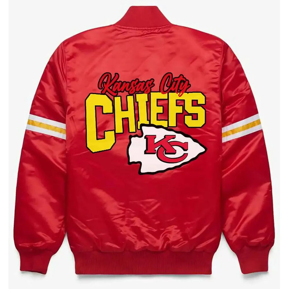 Kansas City Chiefs Super Bowl Red Satin Jacket