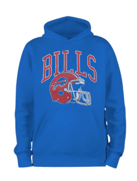 Buffalo Bills Helmet Retro Hoodie