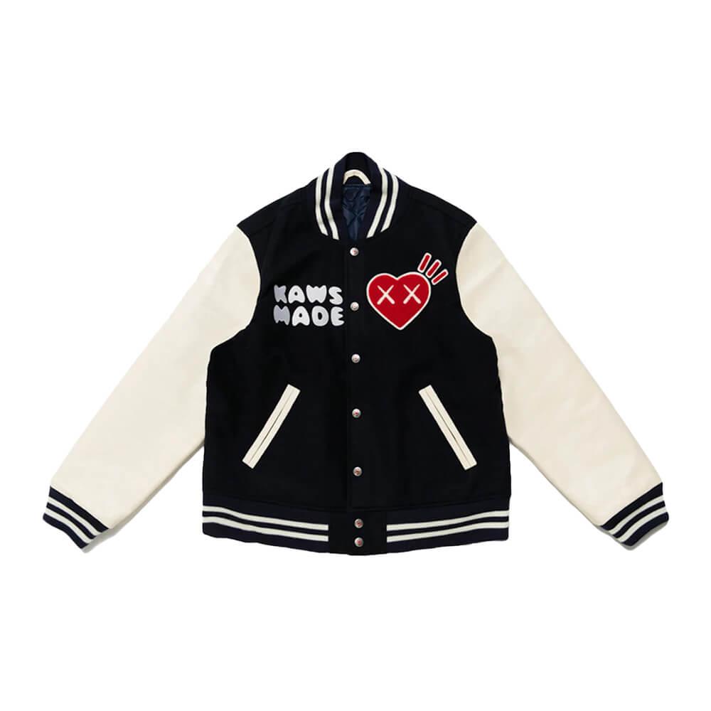 Kaws Human Made Varsity Jacket - JnJ Jackets