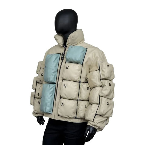 Keyboard Puffer Jacket - JnJ Jackets