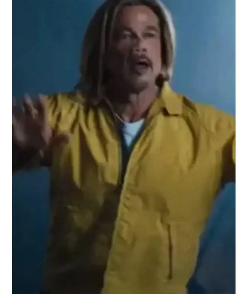 Brad Pitt Bullet Train Yellow Jacket
