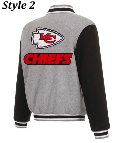 Kansas City Chiefs Two Tone Letterman Jacket - JnJ Jackets