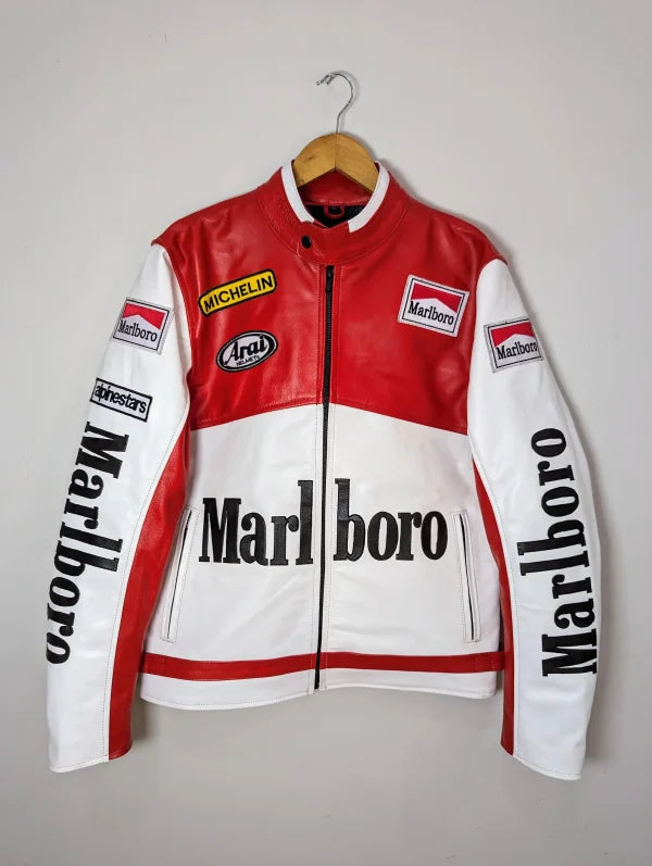 Marlboro Biker Leather Jacket