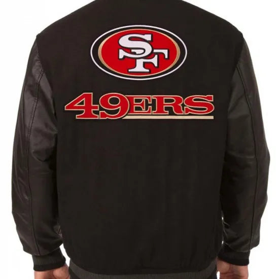 Reversible 49ers Varsity Jacket - JnJ Jackets