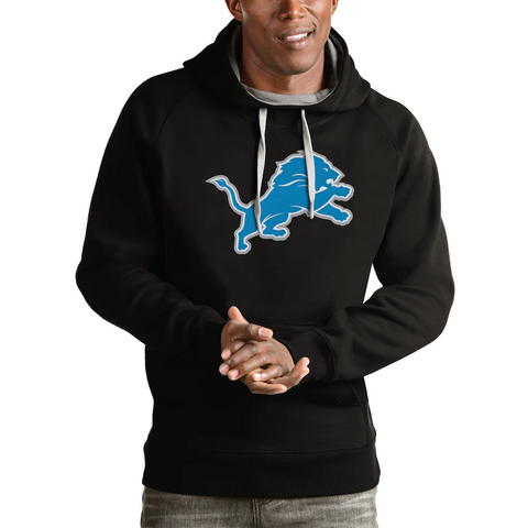 Antigua Detroit Lions Victory Pullover Hoodie