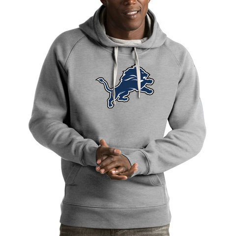 Antigua Detroit Lions Victory Pullover Hoodie