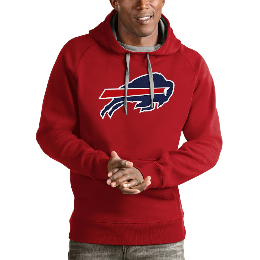 Buffalo Bills Antigua Black Pullover Hoodie