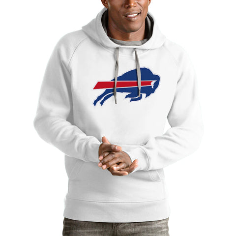 Buffalo Bills Antigua Black Pullover Hoodie