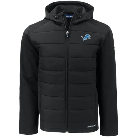 Cutter & Buck Detroit Lions Evoke PrimaLoft Hybrid Eco Softshell Jacket - Jackets - ["detroi lions jackets","Detroit Lions Jackets","detroit lions puffer jacket","nfl jackets","Puffer Jacket"]