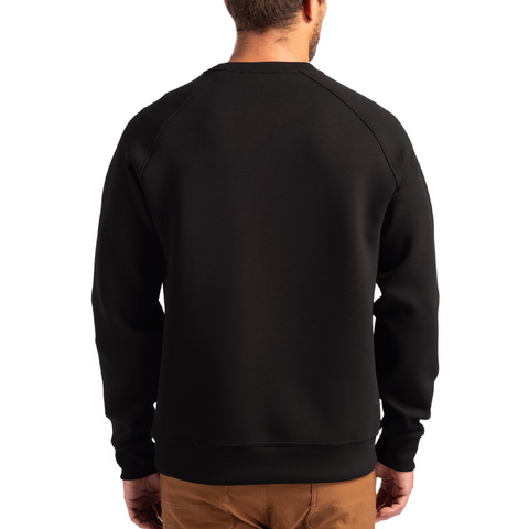 Cutter & Buck Detroit Lions Helmet Roam Recycled Raglan Pullover Sweatshirt