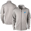 Dunbrooke Heather Gray Detroit Lions Full-Zip Fleece Jacket