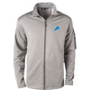 Dunbrooke Heather Gray Detroit Lions Full-Zip Fleece Jacket
