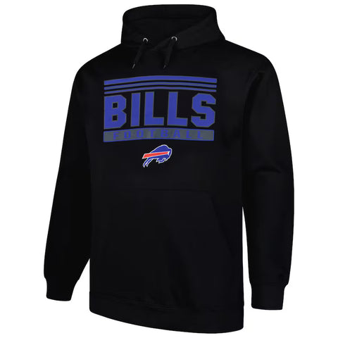 Fanatics Black Buffalo Bills Pullover Hoodie