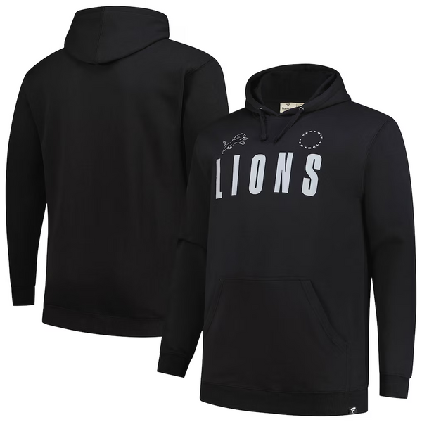 Fanatics Black Detroit Lions Big & Tall Chip Shot Hoodie