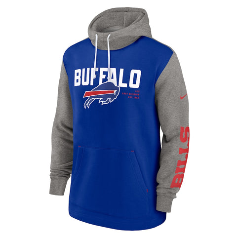 Royal Buffalo Bills Fashion Pullover Hoodie