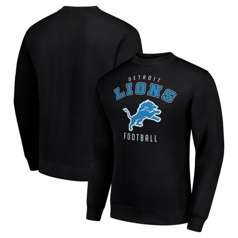 Starter Detroit Lions Team Logo Pullover Sweatshirt