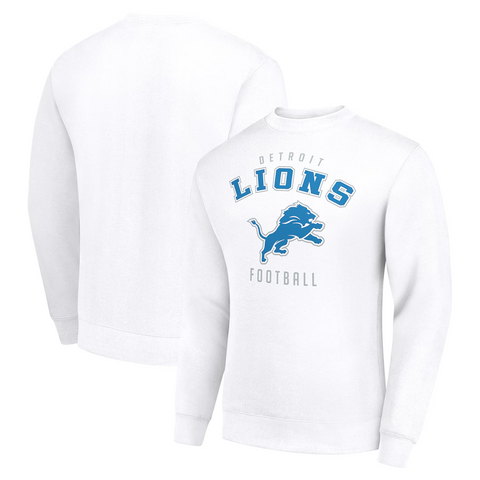 Starter Detroit Lions Team Logo Pullover Sweatshirt