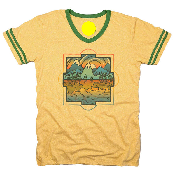 Lake Reflections V-neck T-shirt