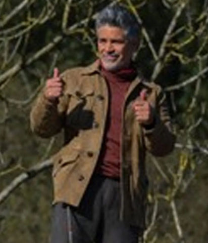 Esai Morales Mission Impossible 7 Brown Suede Jacket - jnjjackets