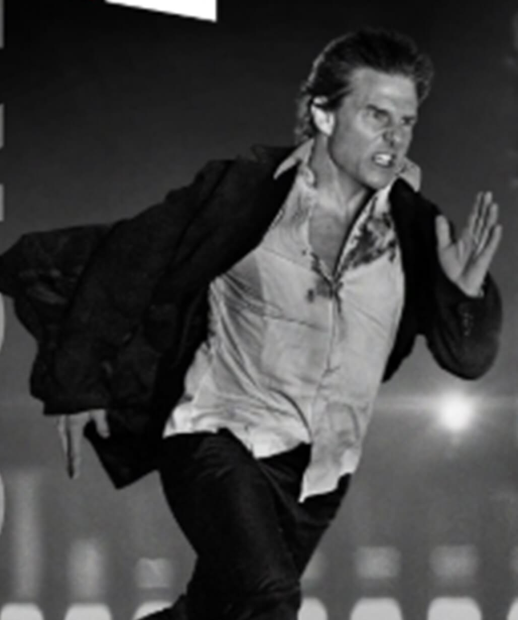 Tom Cruise Mission Impossible 8 Black Coat