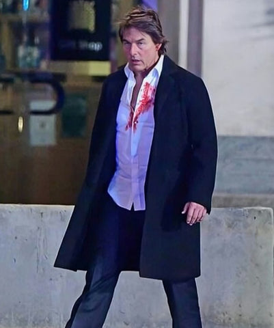 Tom Cruise Mission Impossible 8 Black Coat