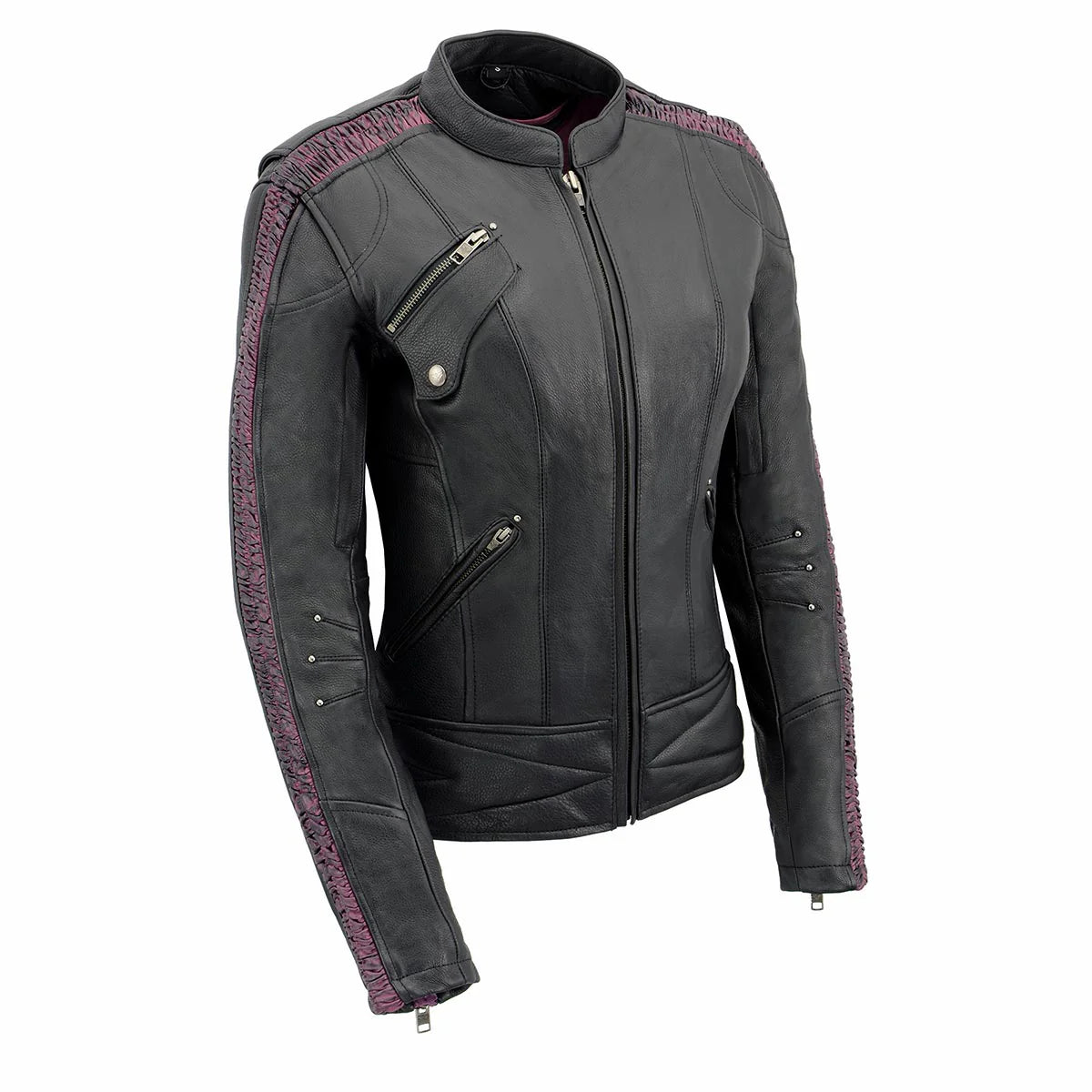 Phoenix Embroidered Leather Jacket - jnjjackets
