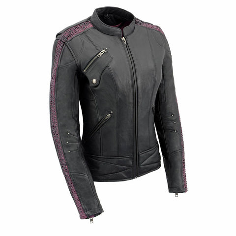 Phoenix Embroidered Leather Jacket - jnjjackets
