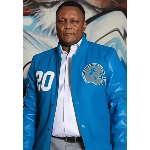 NFL Barry Sanders Varsity Jacket - JnJ Jackets