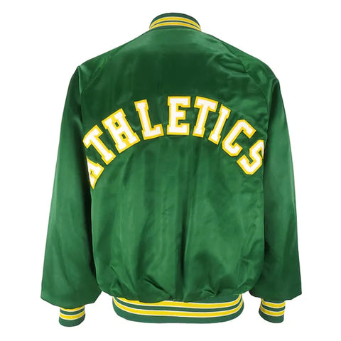 Oakland Athletics 1990’s Green Satin Jacket