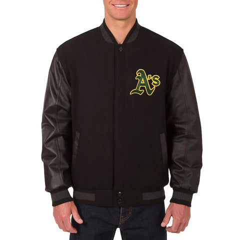 Oakland Athletics Varsity Black Jacket