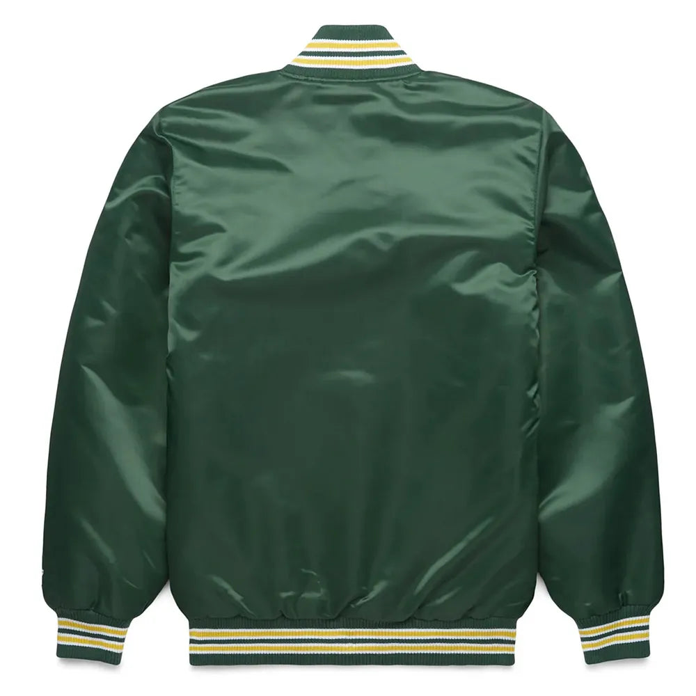 Oakland Athletics Classic Green Satin Jacket