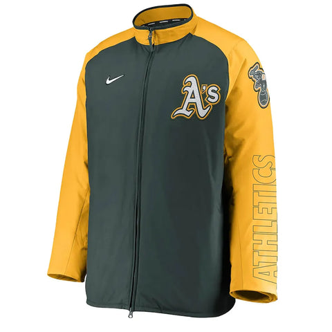 Dugout Performance Oakland Athletics Green/Yellow Jacket