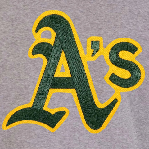 Oakland Athletics Gray and Black Varsity Wool Jacket