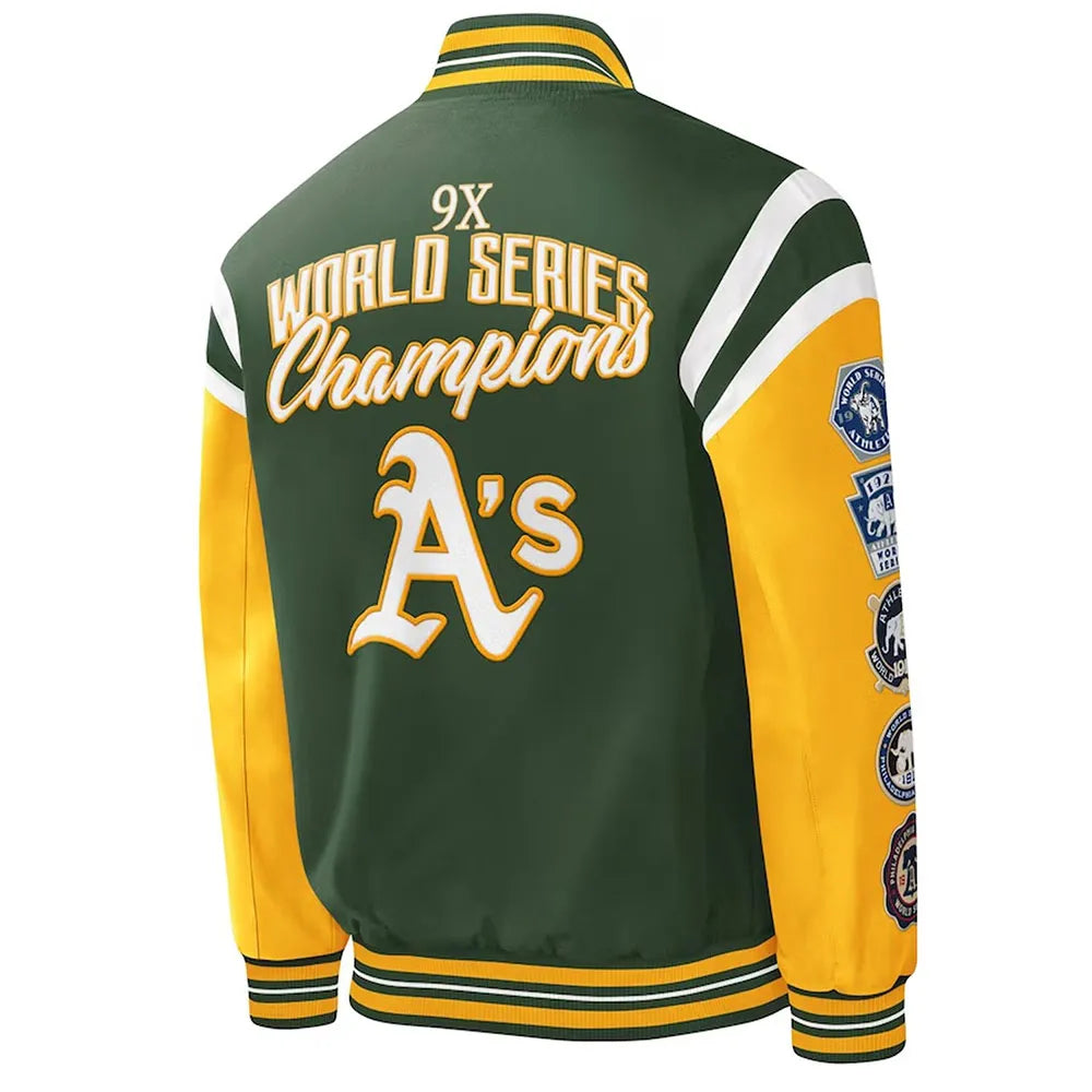 Oakland Athletics Title Holder Satin Jacket