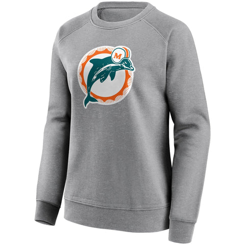 Miami Dolphins Classic Logo Crew Sweatshirt