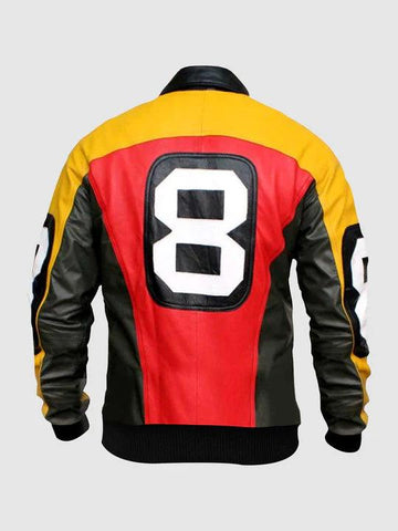 8 Ball Leather Jacket - JnJ Jackets