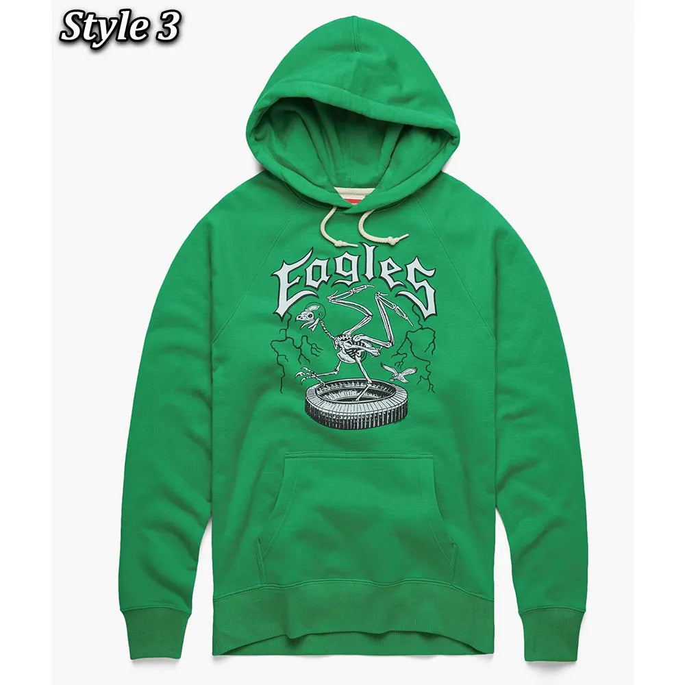 Philadelphia Eagles Retro Pullover Hoodie - JnJ Jackets