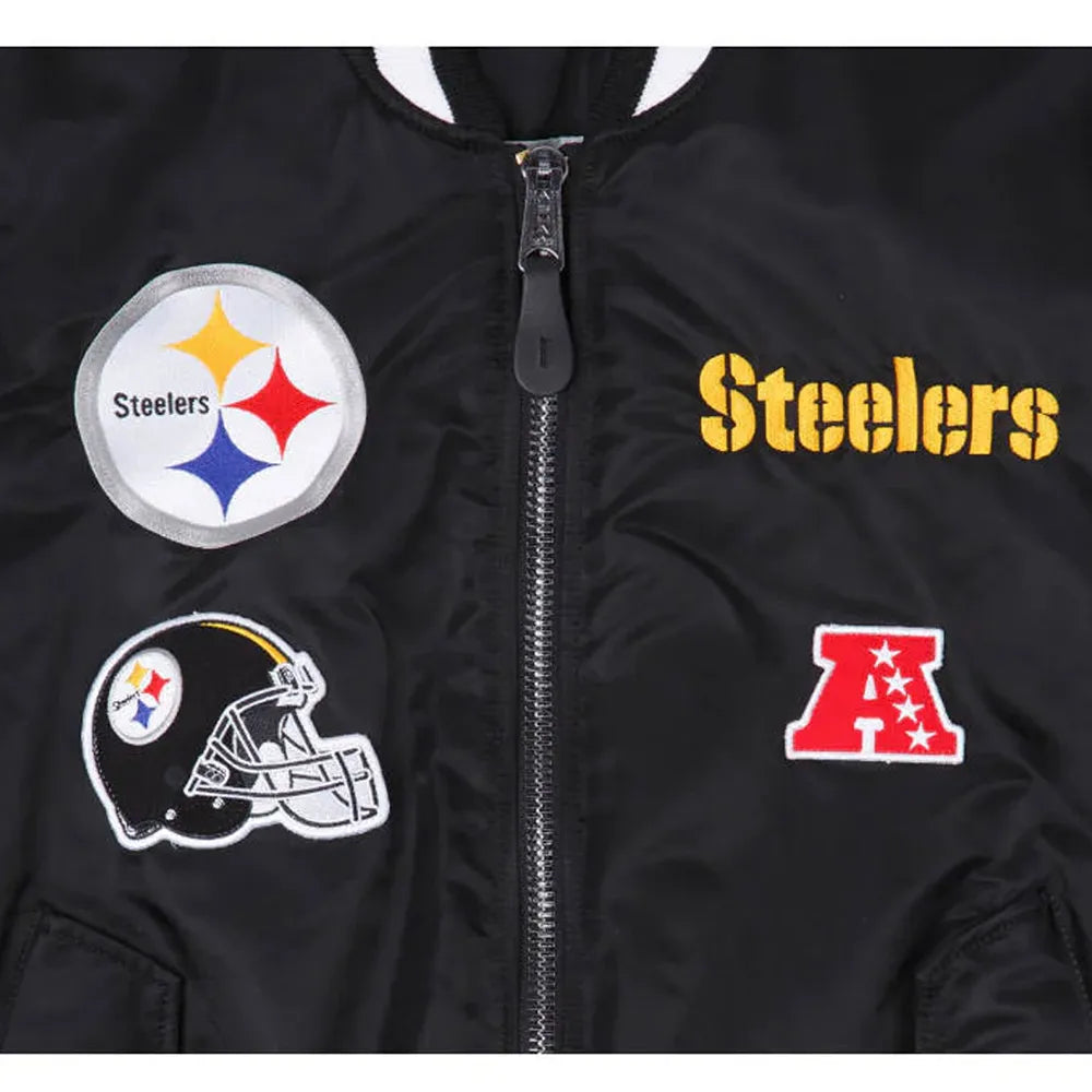 Pittsburgh Steelers Bomber MA-1 Jacket