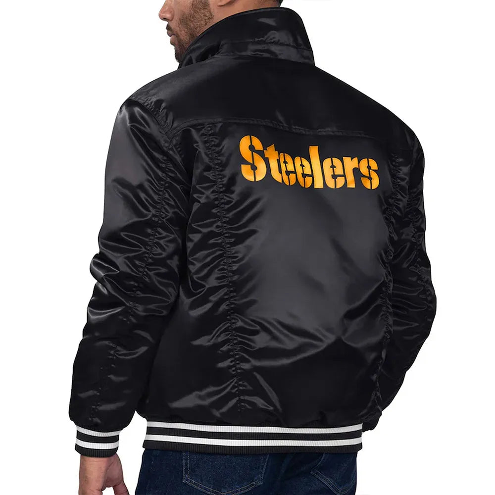 Pittsburgh Steelers Silver Tab Trucker Jacket