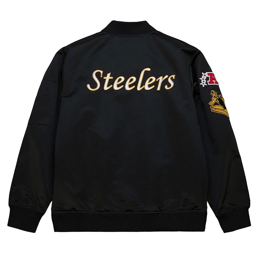 Pittsburgh Steelers Vintage Logo Lightweight Satin Jacket