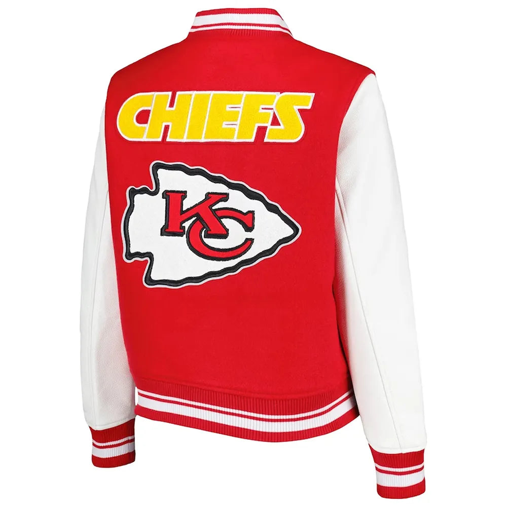 Kansas City Chiefs Mash Up Varsity Jacket - JnJ Jackets