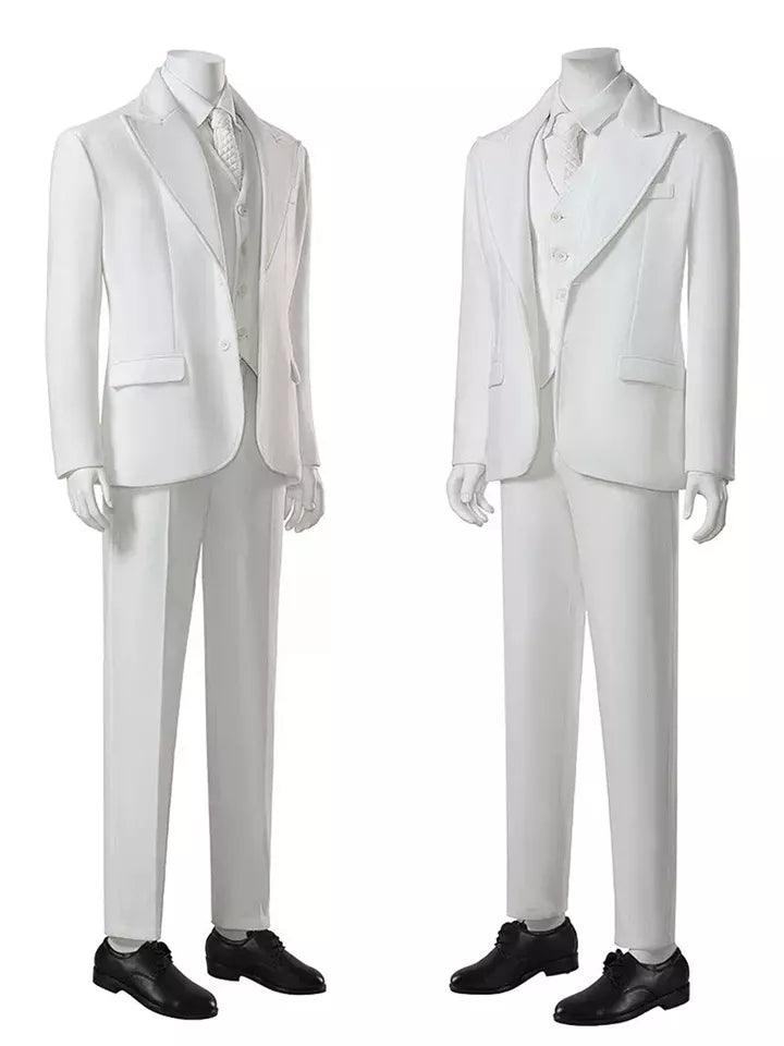 Joker Joaquin Phoenix White Suit - JnJ Jackets