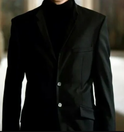 Draco Malfoy Black Suit