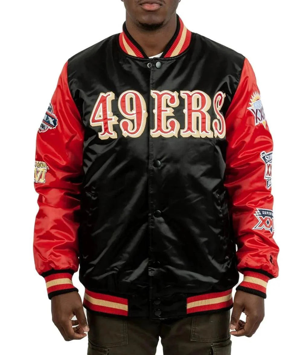 San Francisco 49ers Champs Patches Jacket