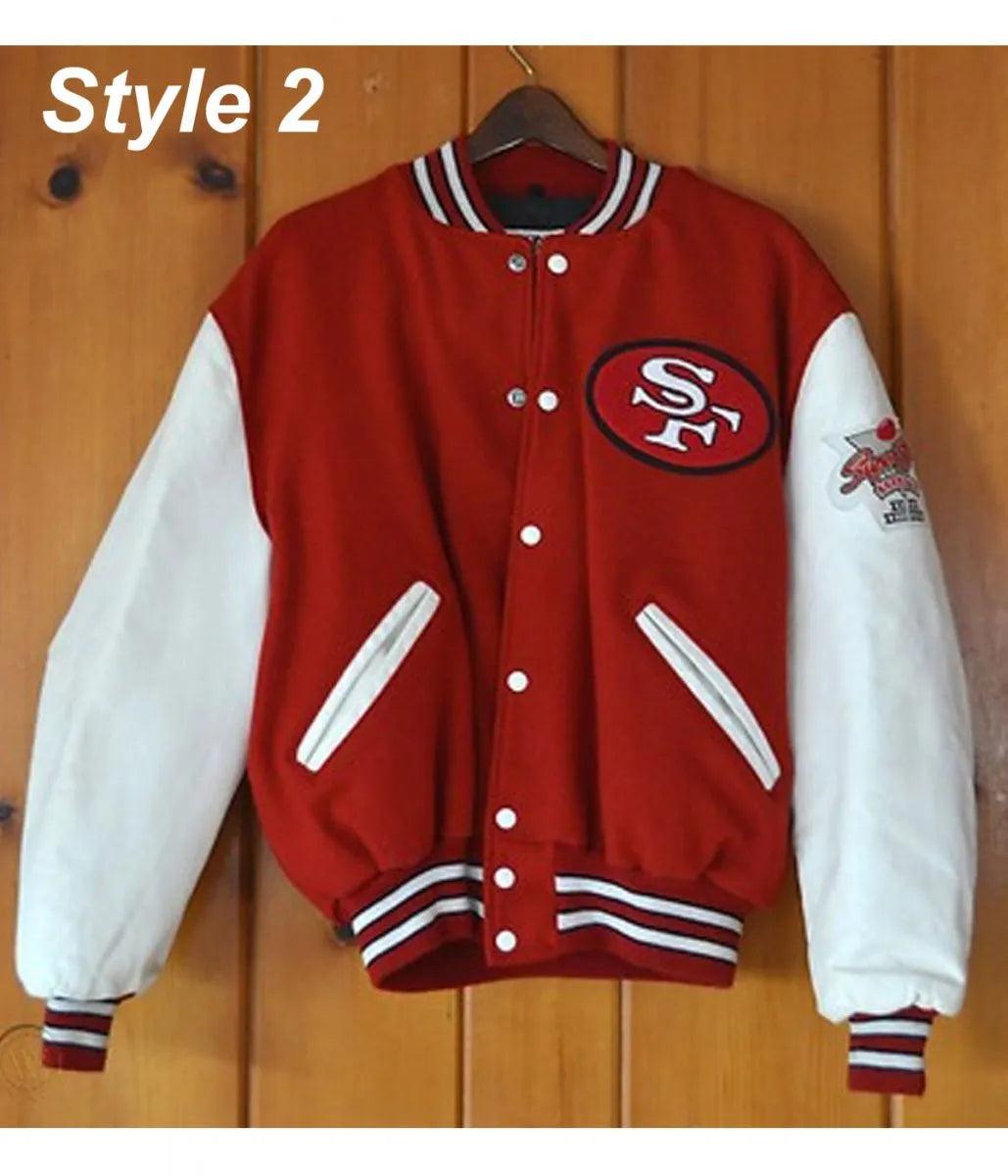 San Francisco 49ers Letterman Varsity Jacket - jnjjackets